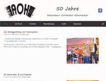Tablet Screenshot of aoh-hohenacker.de